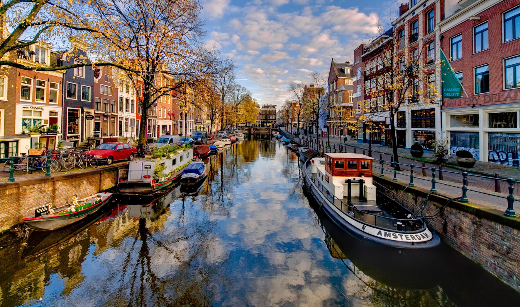 Amsterdam. Каналы Амстердама (г. Амстердам). Голландия и Нидерланды. Франция Амстердам. Столица Голландии.