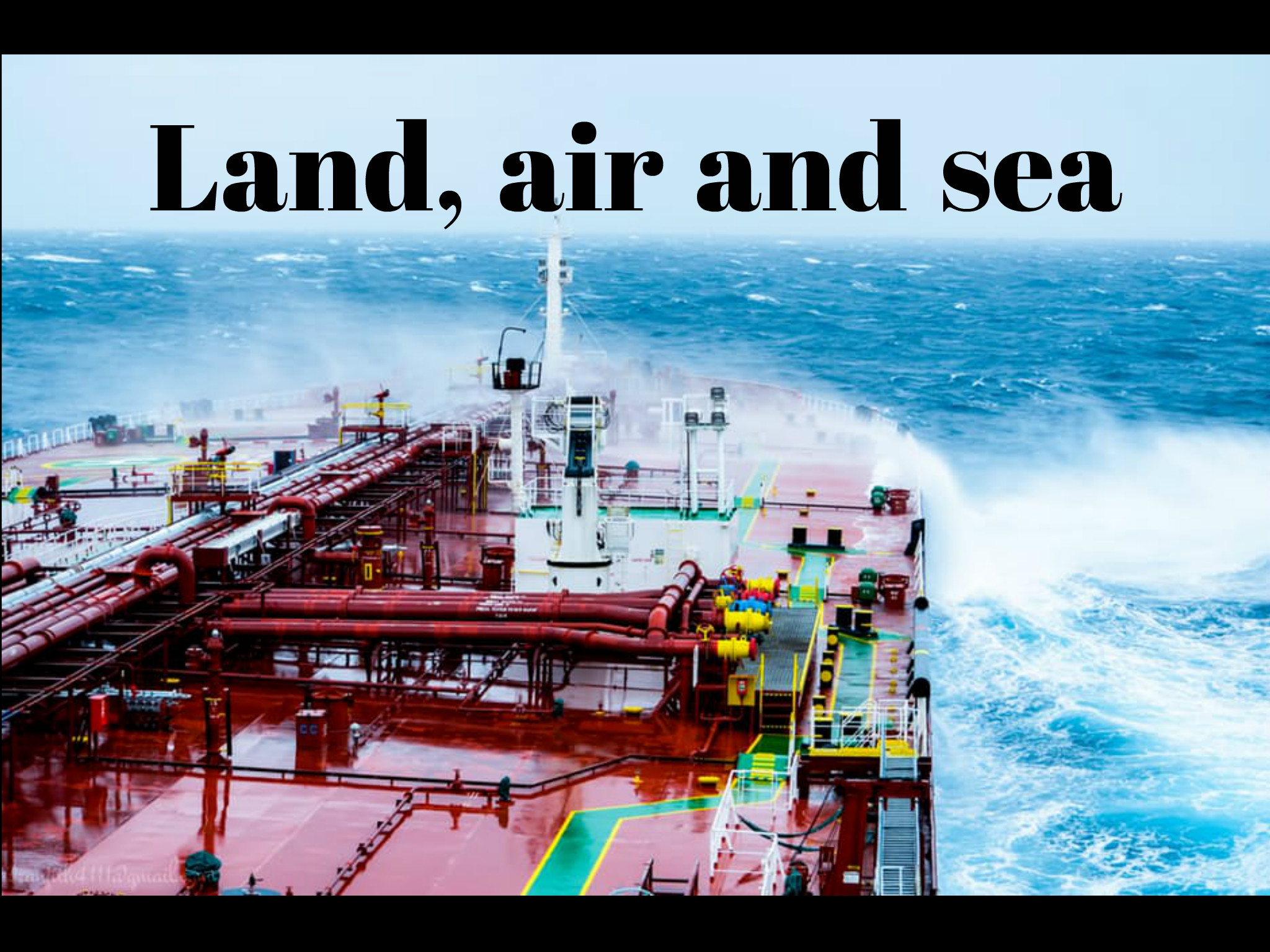 land air and sea travel seminar